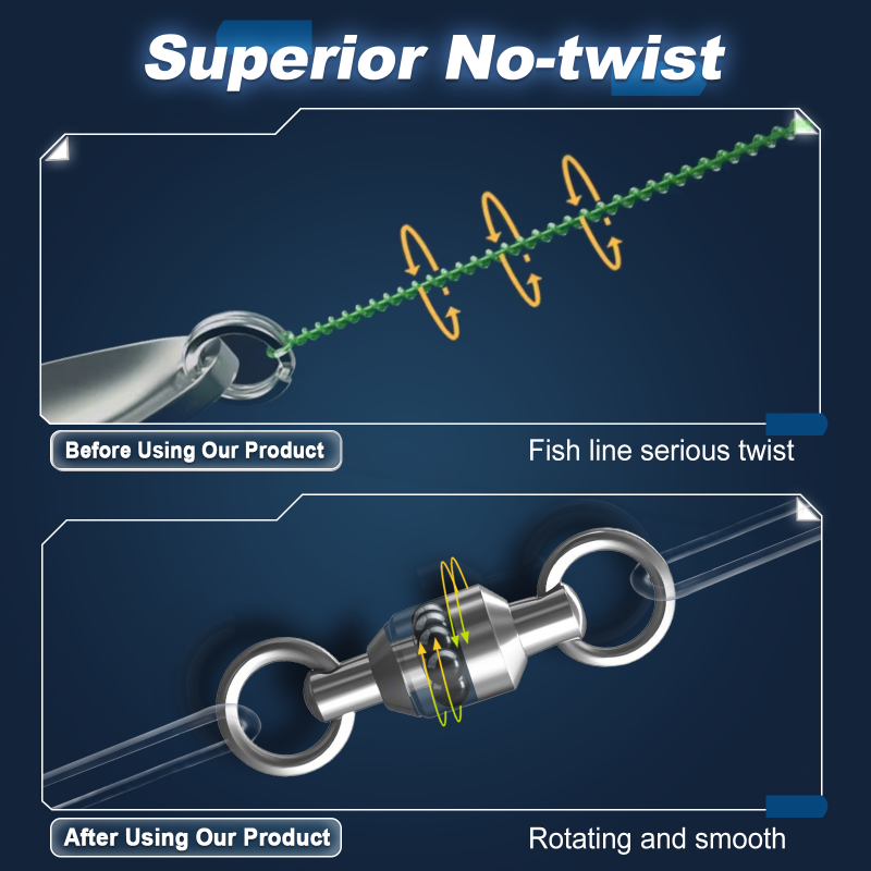 Fishing Swivels Snap 25~100Pcs - Fishing Hook Offset 评论和价格