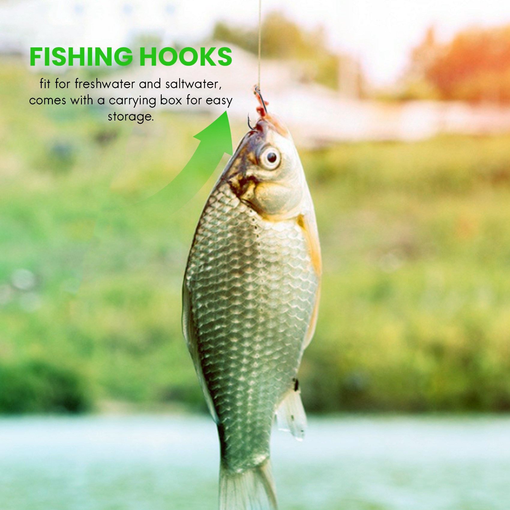 New arrival  500Pcs/Set Mixed  - Fishing Hook Box 评论和价格