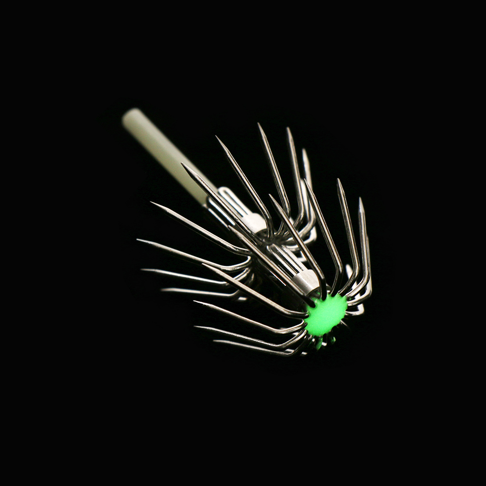 5Pcs Stainless Steel Double La - Fishing Hook Assortment 评论和价格