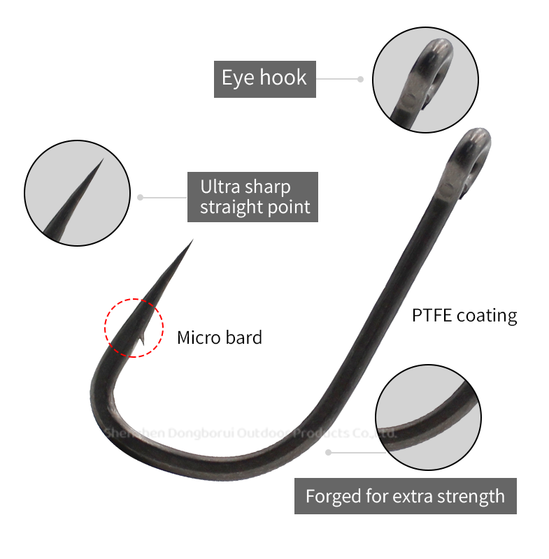 10pcs Carp Fishing Hook Straig - Fishing Hook Assortment 评论和价格