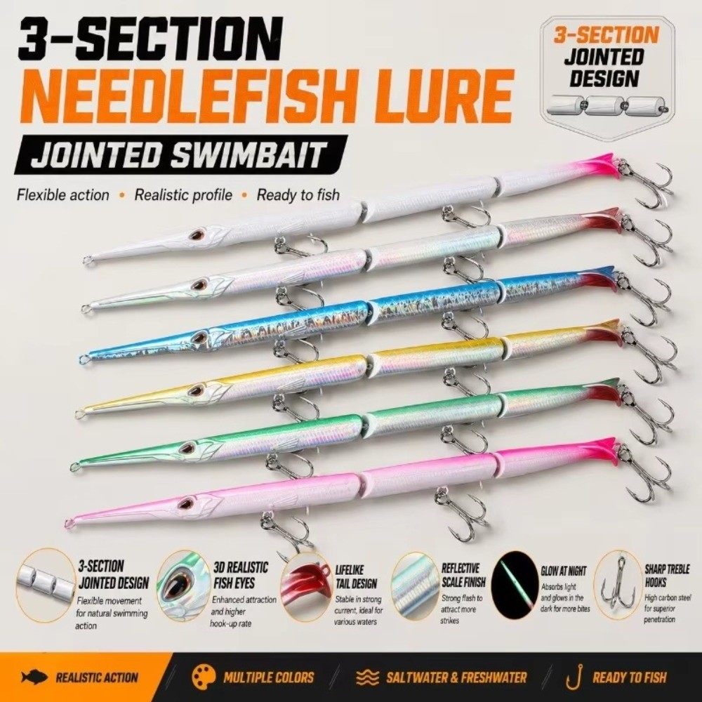 27cm Length Jointed Pencil Bai - Fishing Hook Treble 评论和价格